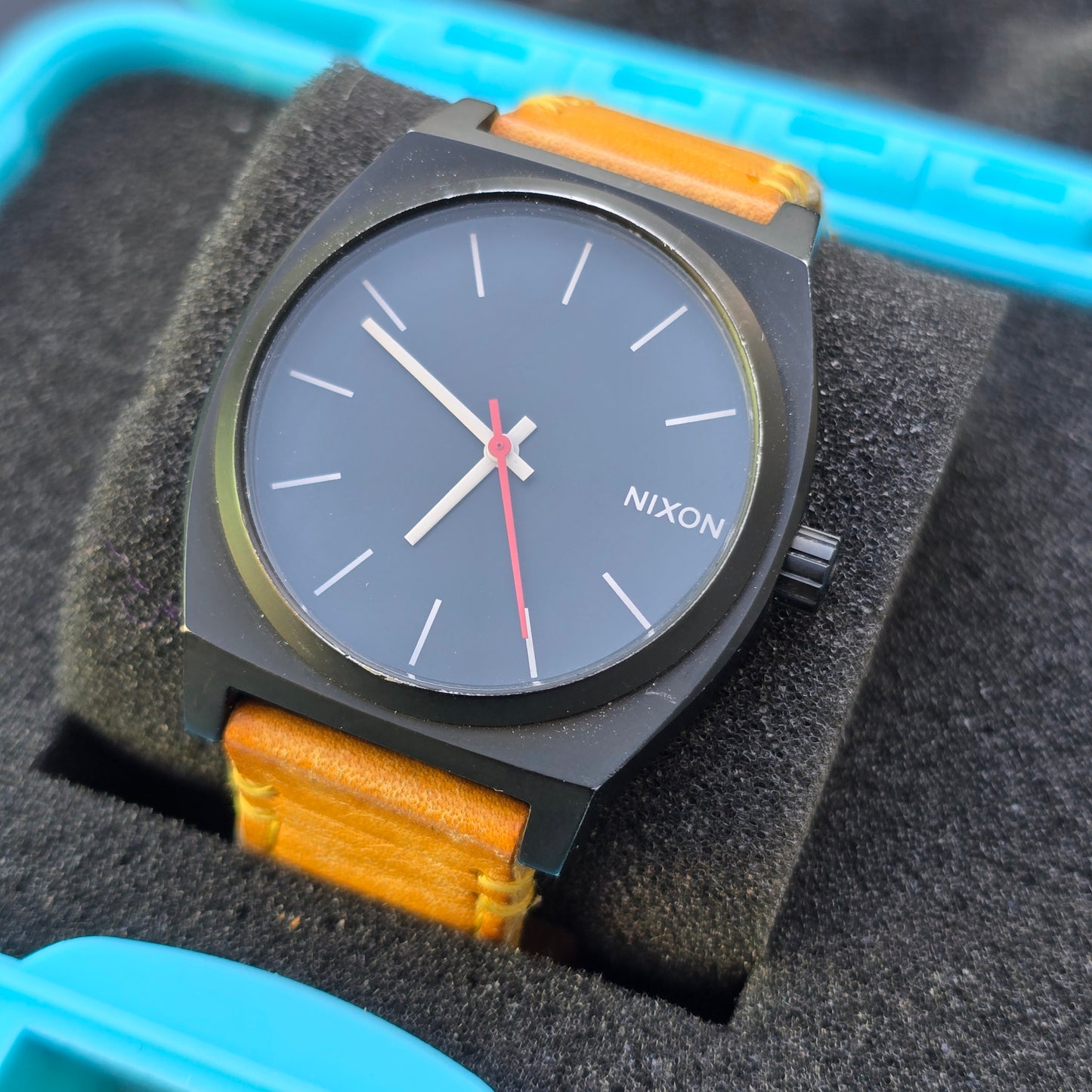 Reloj Nixon Hombre Time Teller Leather