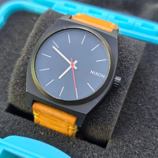 Reloj Nixon Hombre Time Teller Leather